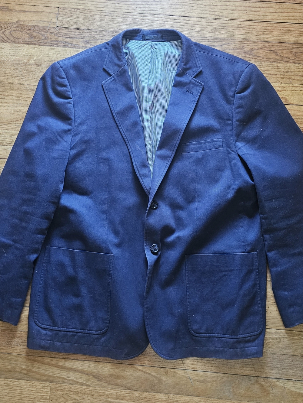 Men's Southern Pines Navy Cotton Blend Chino Summer Blazer